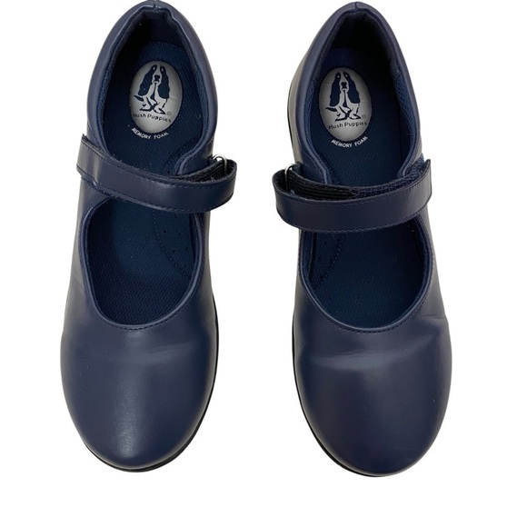 Hush Puppies Navy Blue Mary Jane’s - Picture 1 of 6